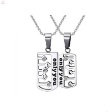 latest chunky wholesale silver men dog tag pendant jewelry